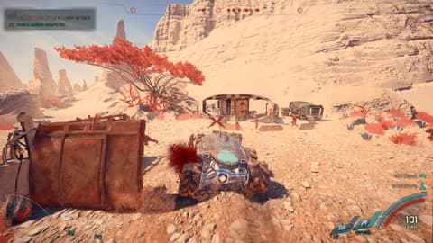 Nomad running over enemies